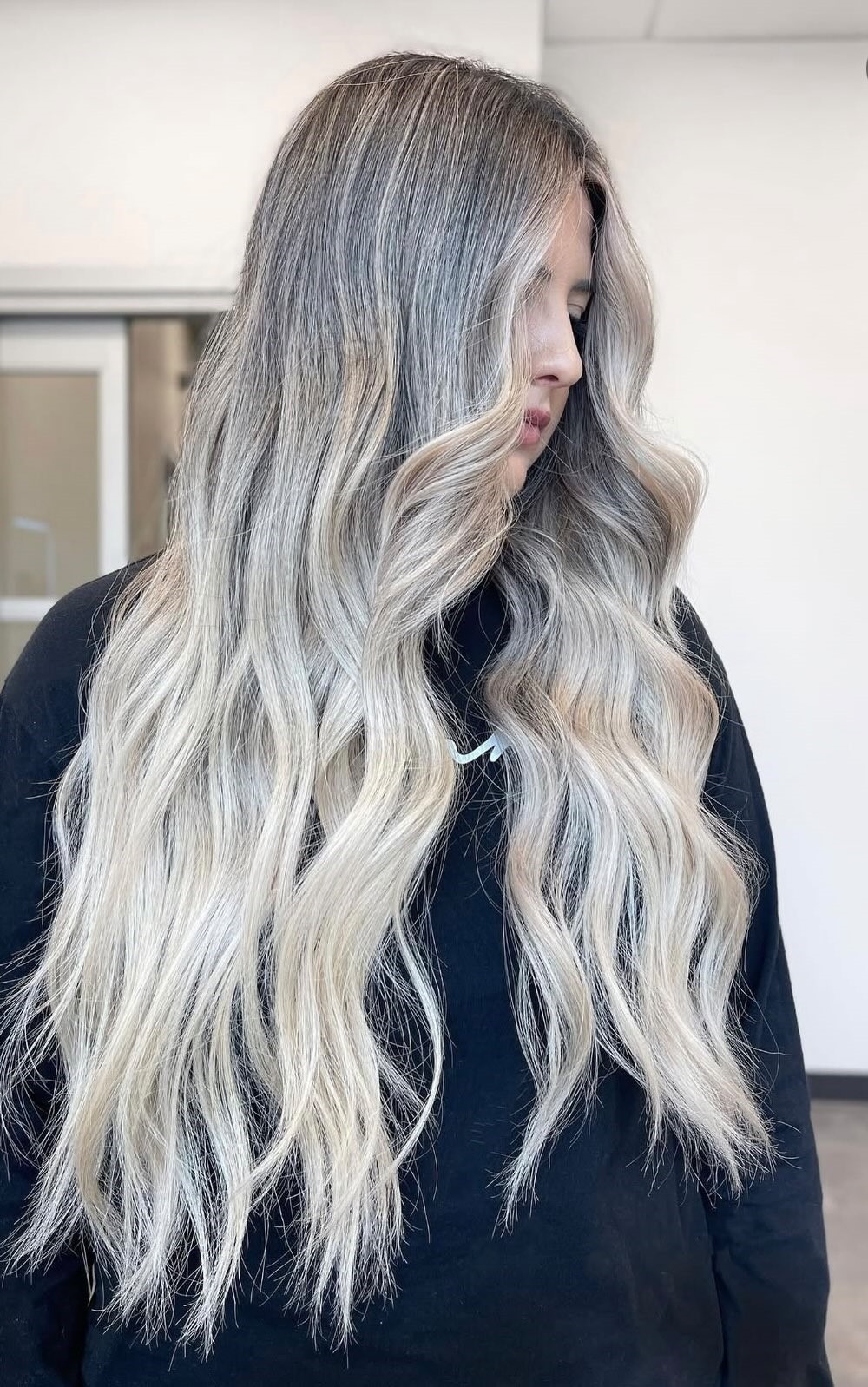 Blonde highlights